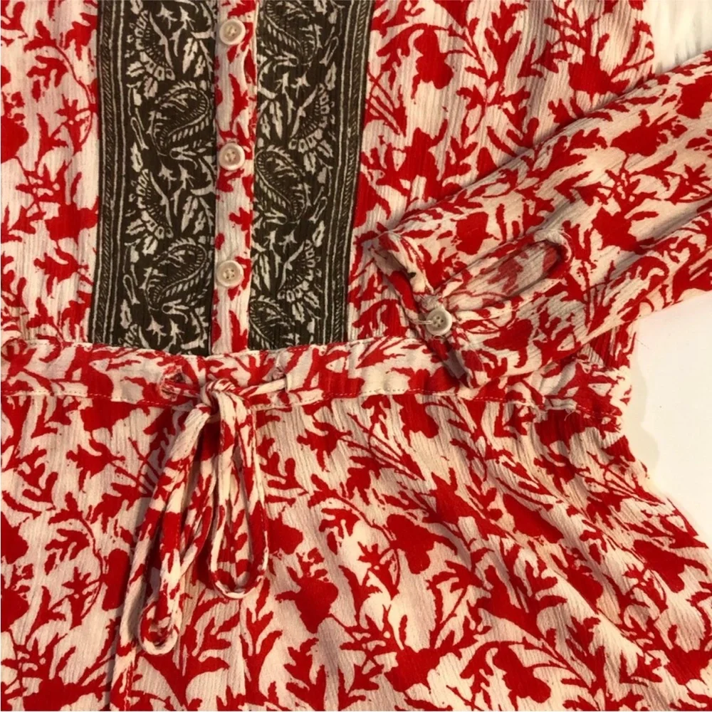 Free People Resort Romper Gardenia Combo | Size Extra Small